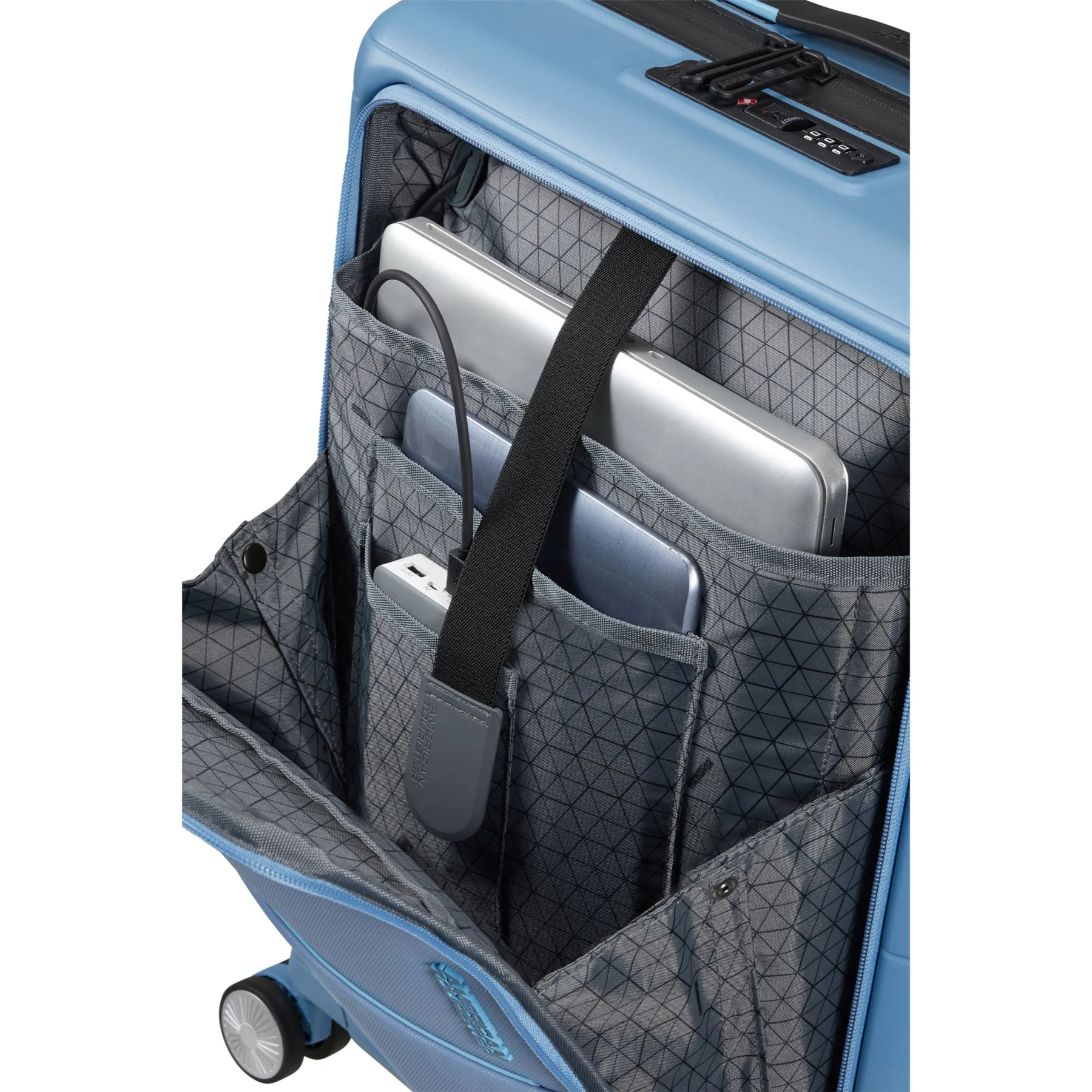 American Tourister Hello Cabin 4 Wheel Business Carry On Suitcase - Image 37