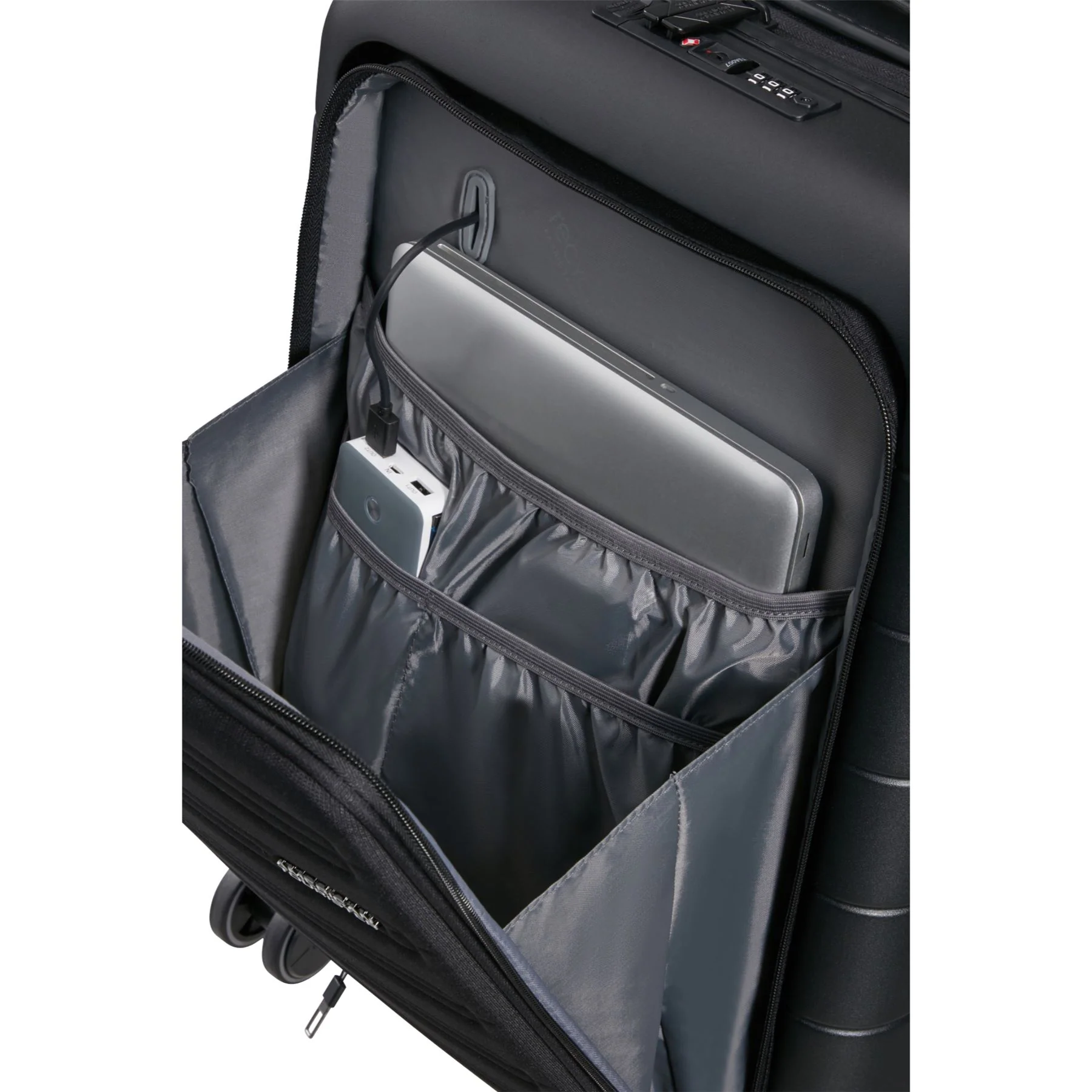 American Tourister Novastream Smart USB Port Cabin Suitcase - Image 22