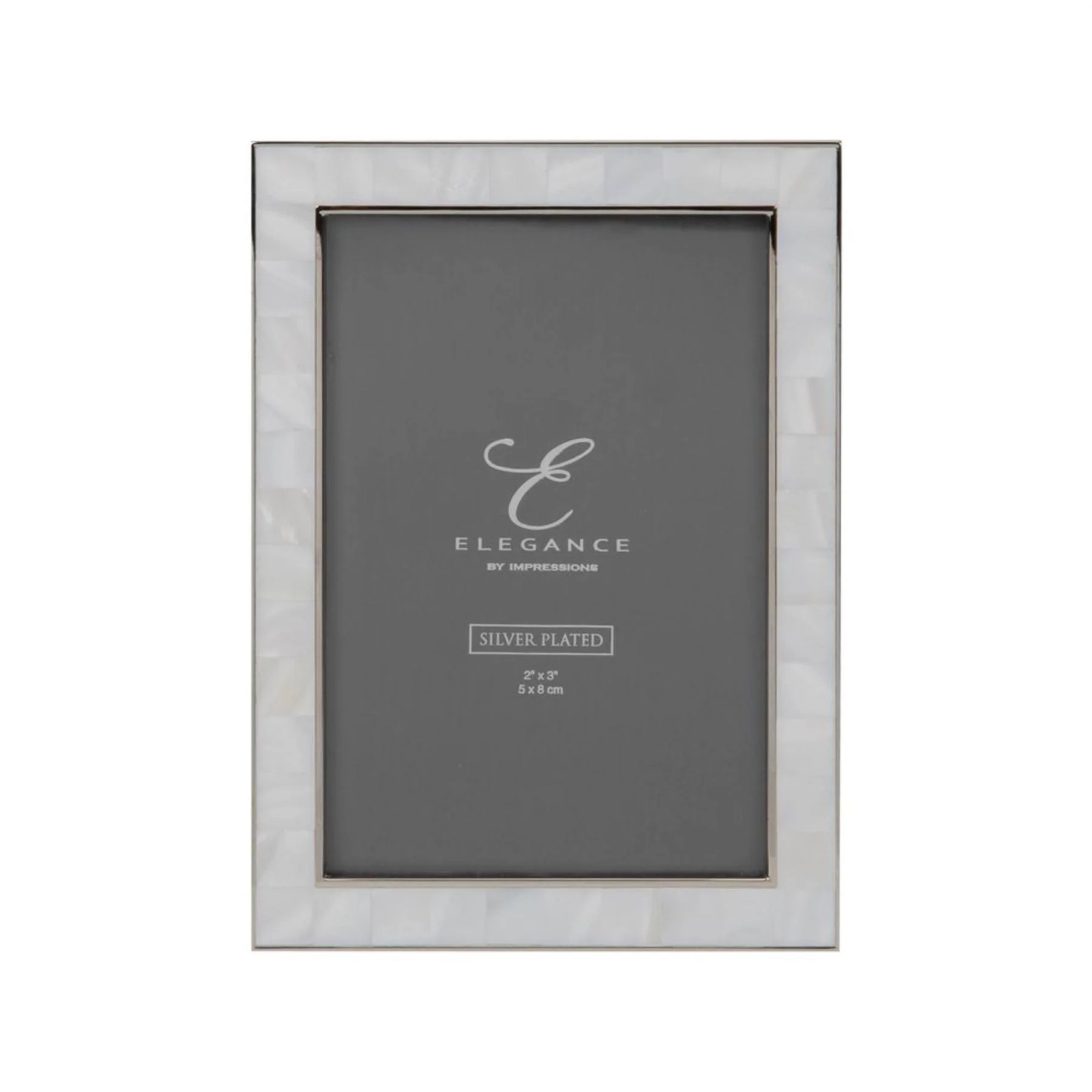 Elegance By Impressions Nickel & Mother of Pearl Premium Photo Frame with Gift Box - Image 12