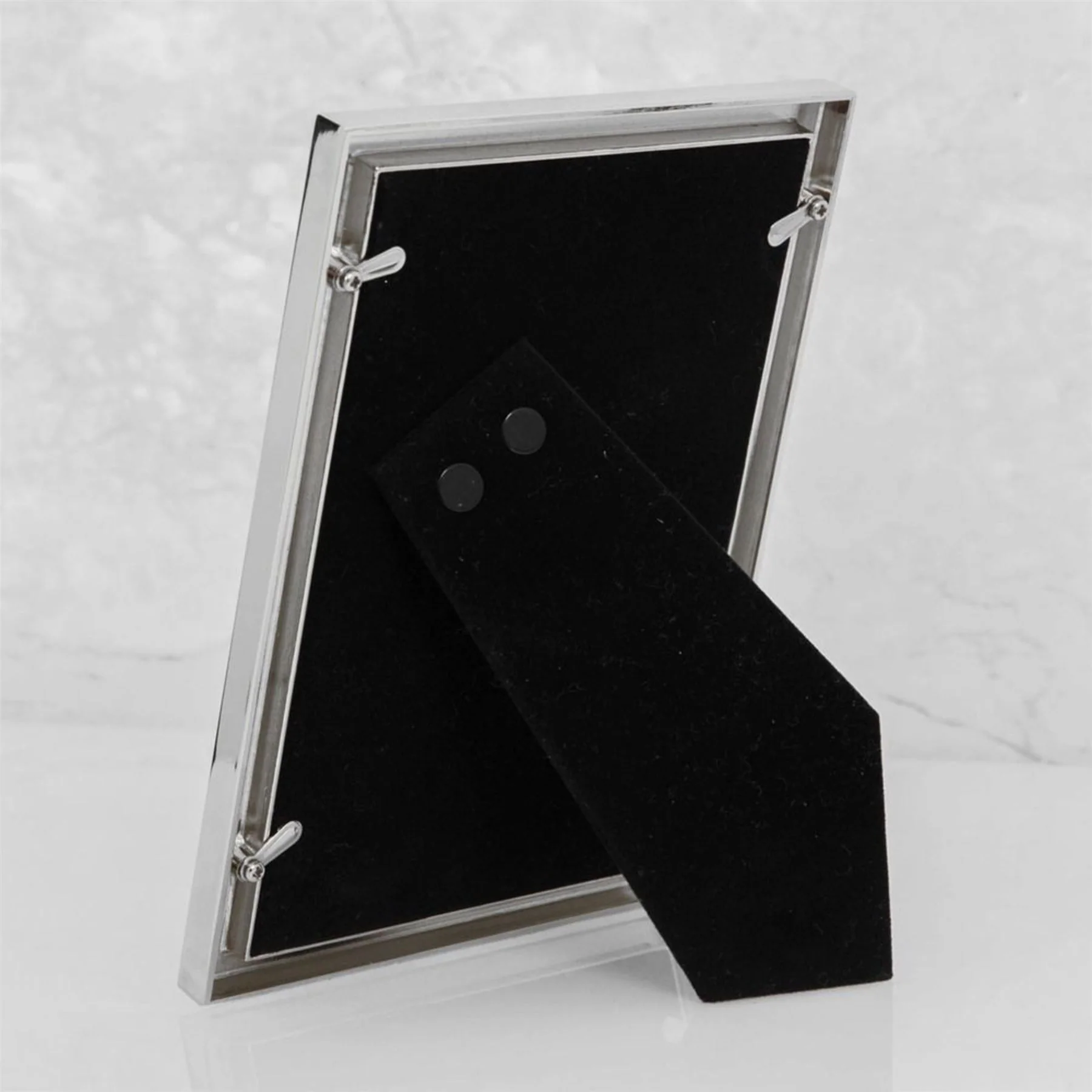 Elegance By Impressions Nickel & Mother of Pearl Premium Photo Frame with Gift Box - Image 3