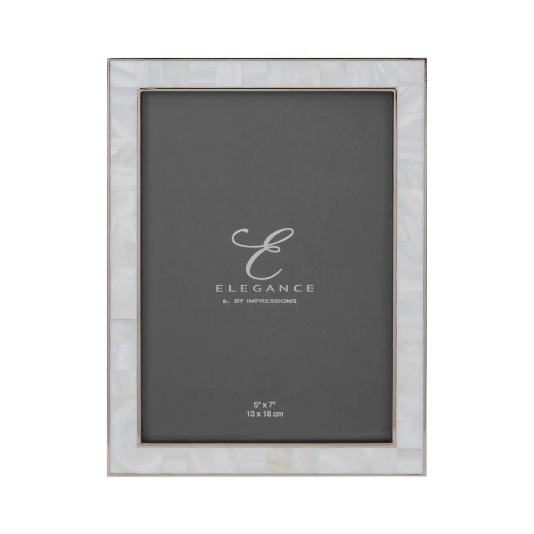 Elegance By Impressions Nickel & Mother of Pearl Premium Photo Frame with Gift Box - Image 5