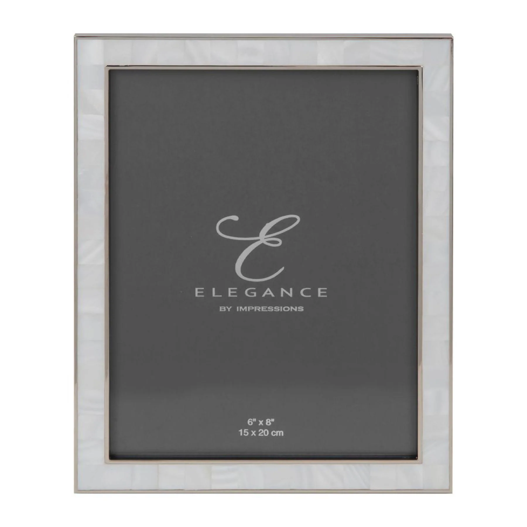 Elegance By Impressions Nickel & Mother of Pearl Premium Photo Frame with Gift Box - Image 7