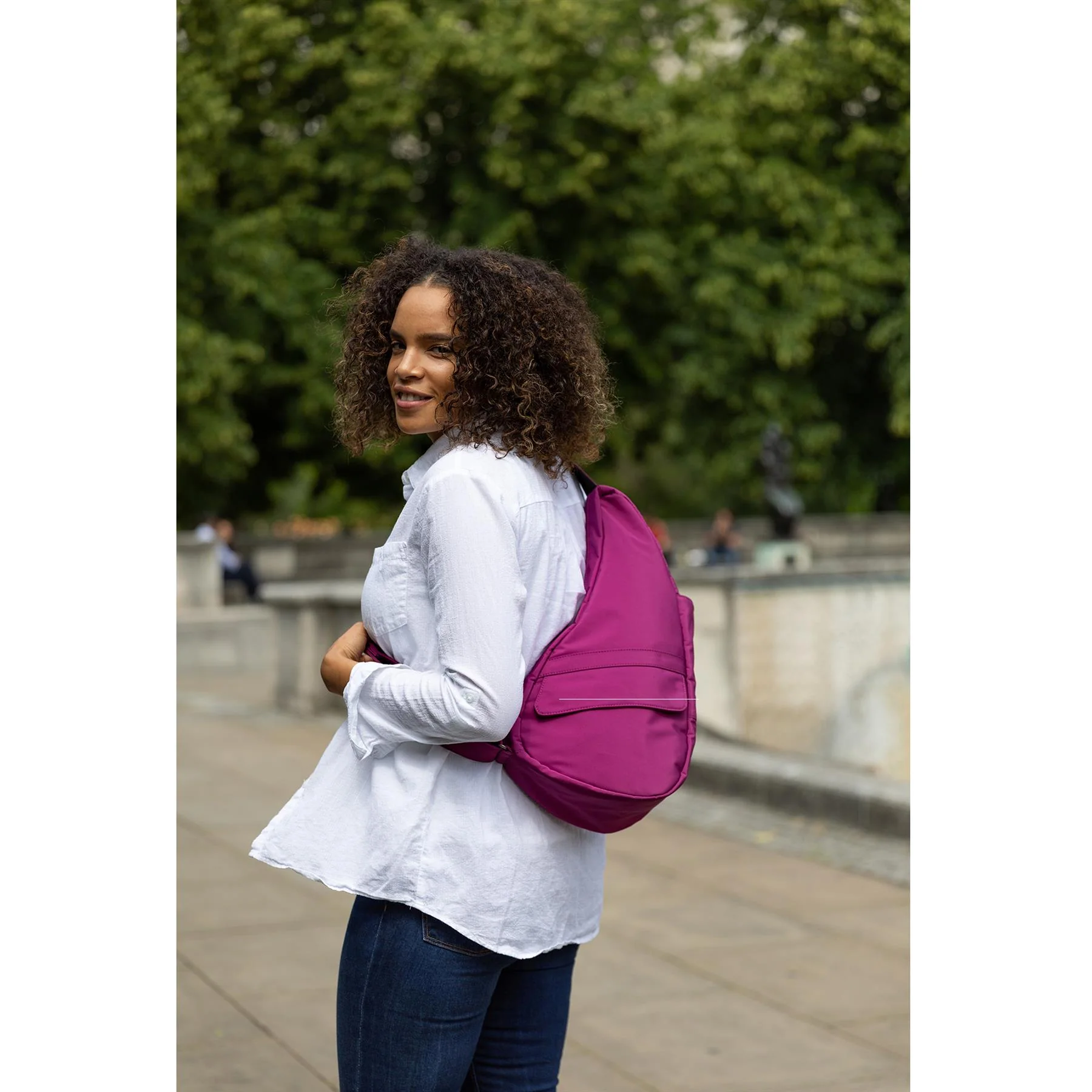 Healthy Back Bag Microfibre Small 3rd Generation Shoulder Handbag - Image 11