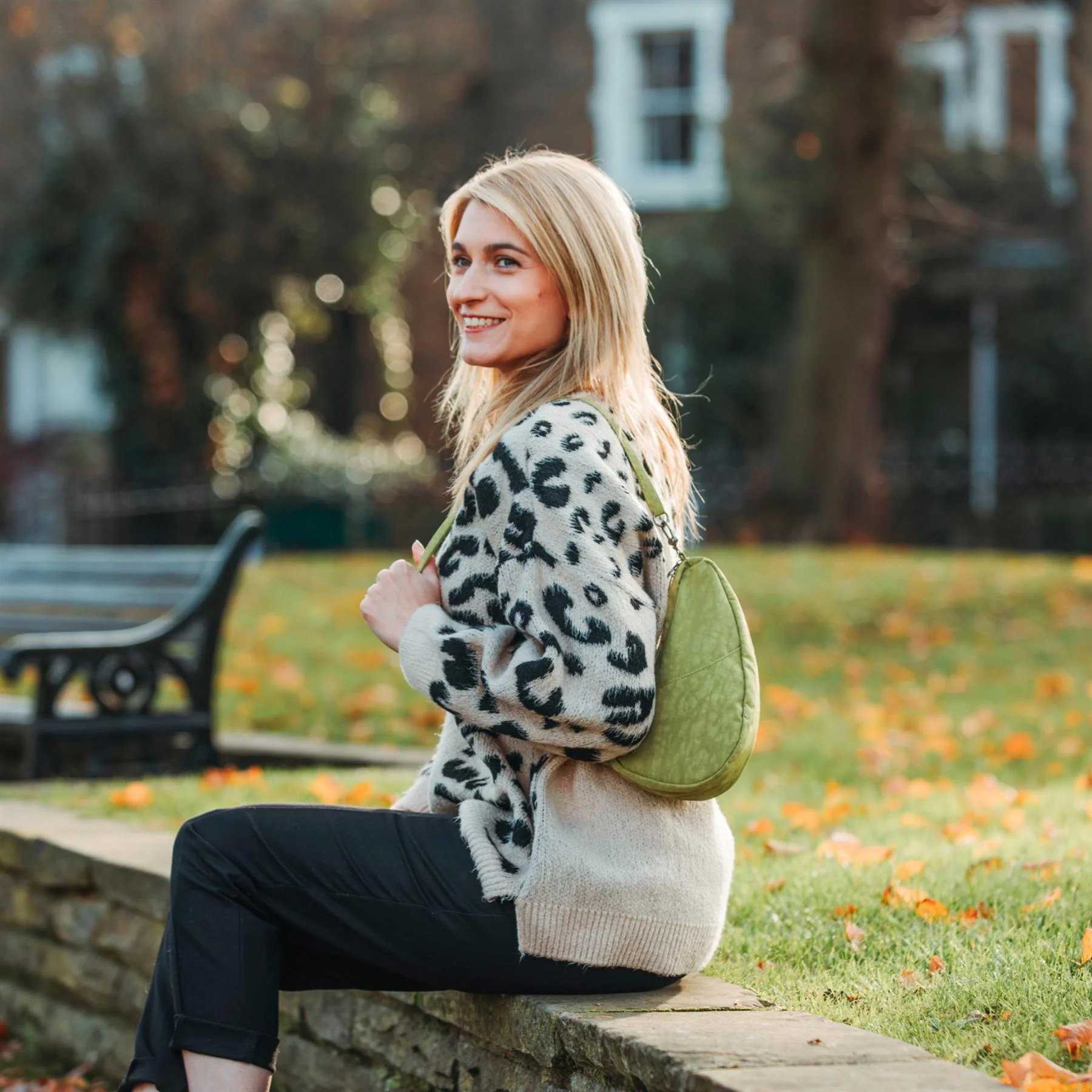 Healthy Back Bag Textured Nylon Baglett Handbag - Image 25