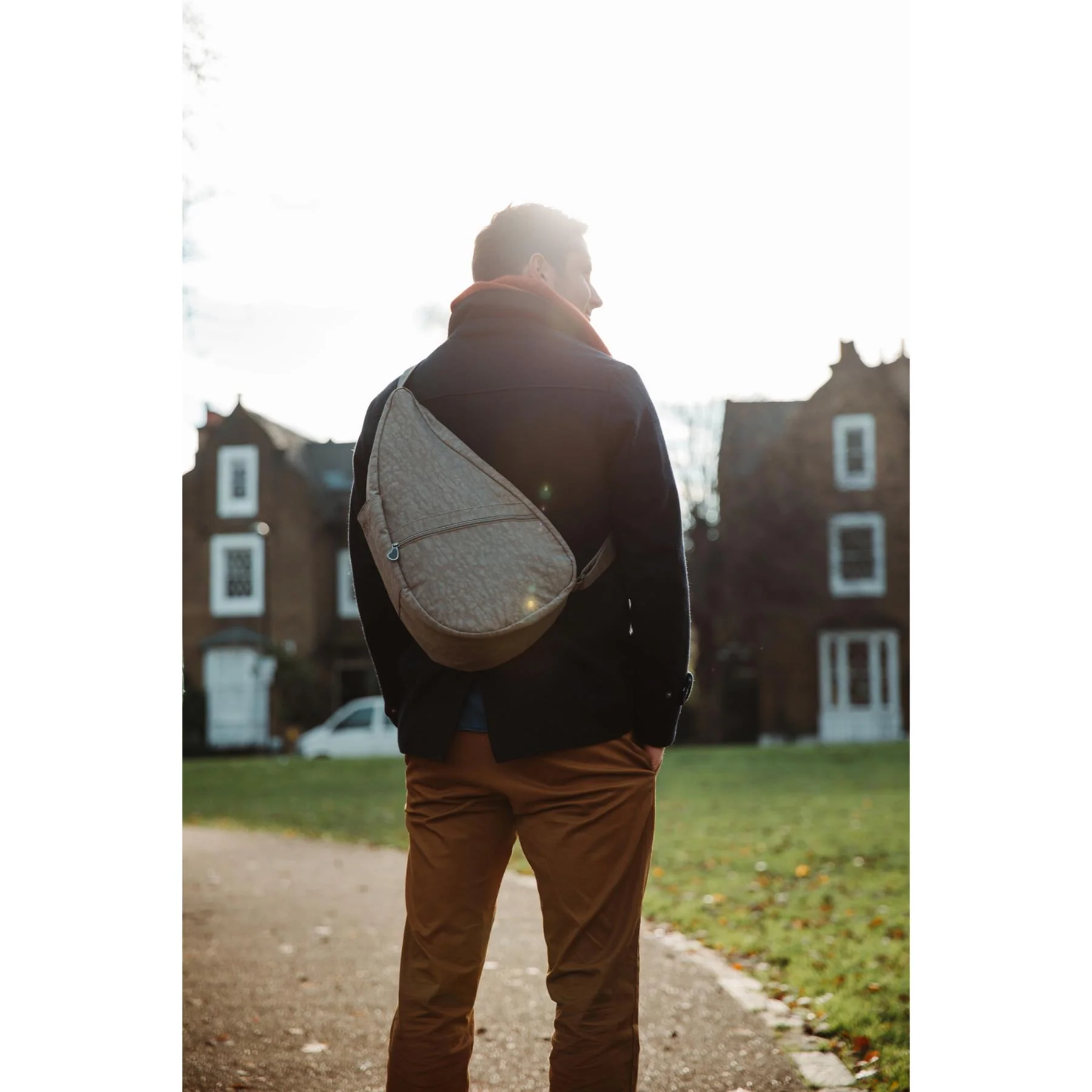 Healthy Back Bag 3rd Generation Textured Nylon Medium Handbag - Image 10