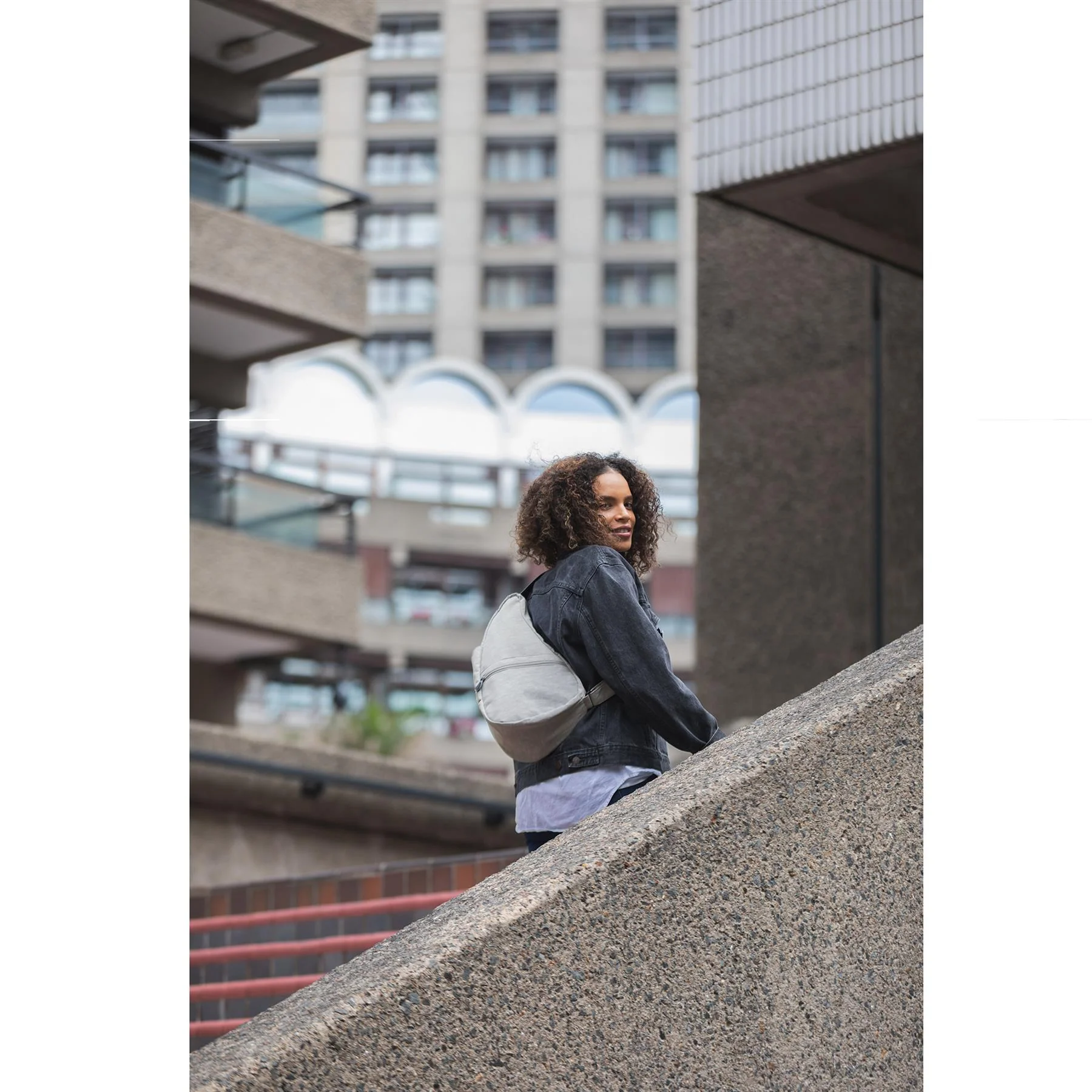 Healthy Back Bag 3rd Generation Textured Nylon Medium Handbag - Image 20