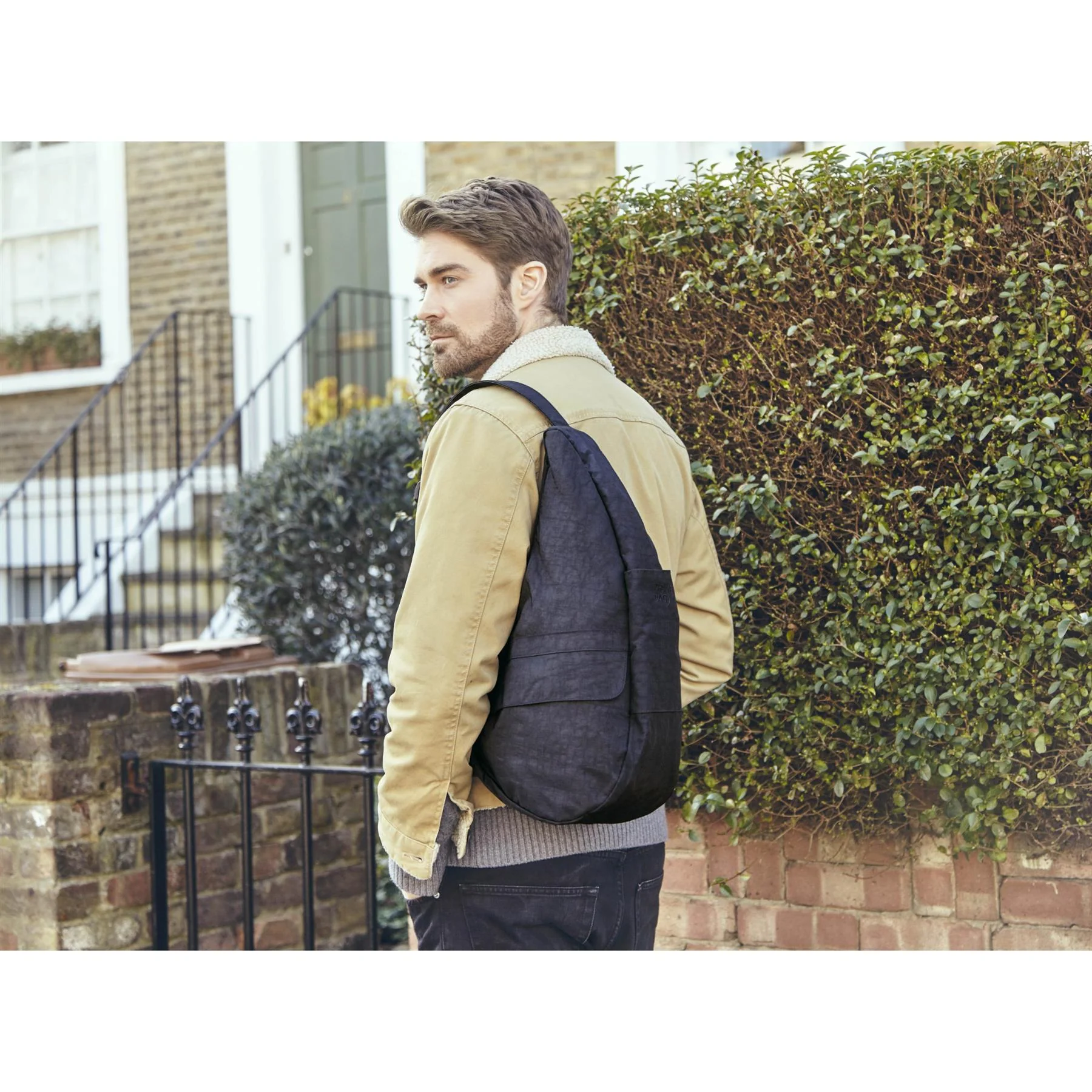 Healthy Back Bag 3rd Generation Textured Nylon Medium Handbag - Image 43