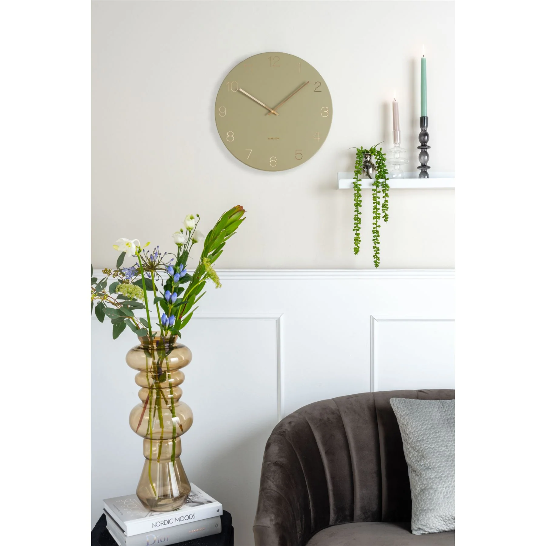 Karlsson Charm Engraved Numbers Small 30cm  Wall Clock - Image 16