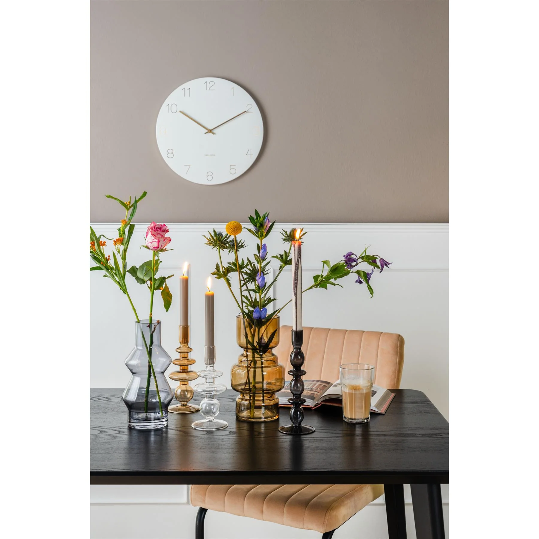 Karlsson Charm Engraved Numbers Small 30cm  Wall Clock - Image 21