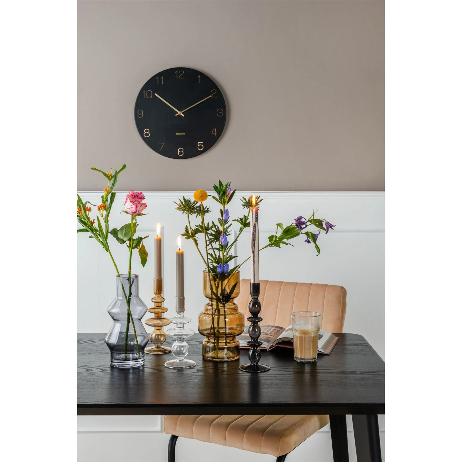 Karlsson Charm Engraved Numbers Small 30cm  Wall Clock - Image 6