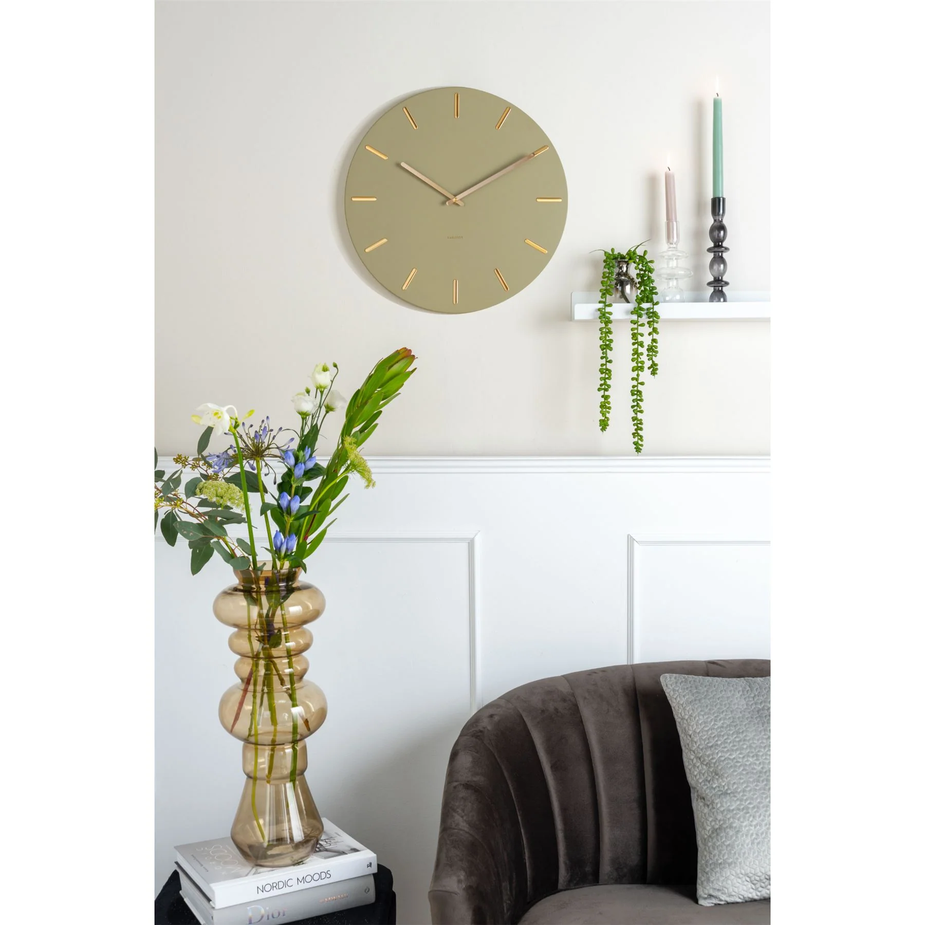Karlsson Charm Steel With Battons 45cm Wall Clock - Image 18