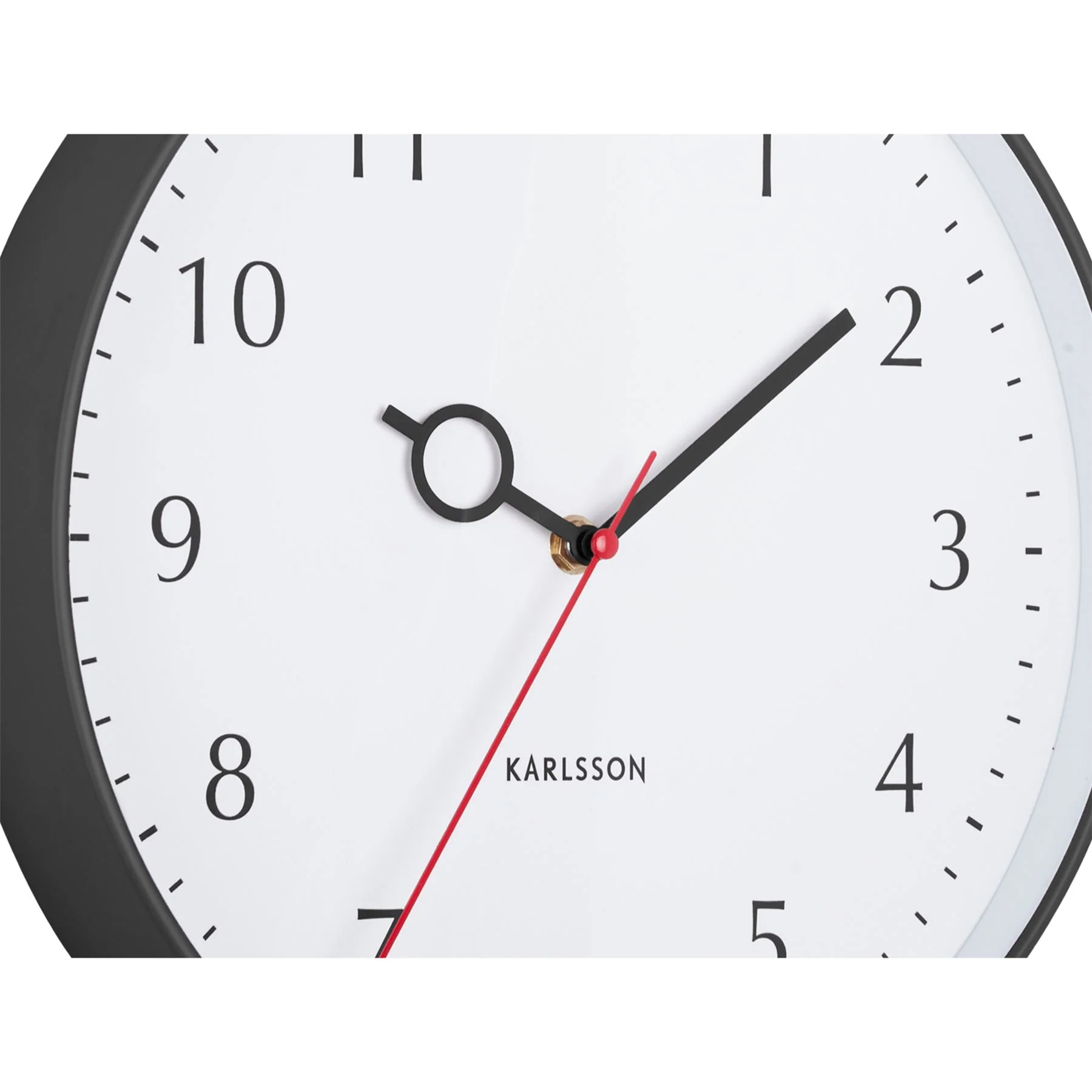 Karlsson Loupe PP Easy To Read Dial 30cm Wall Clock - Image 9