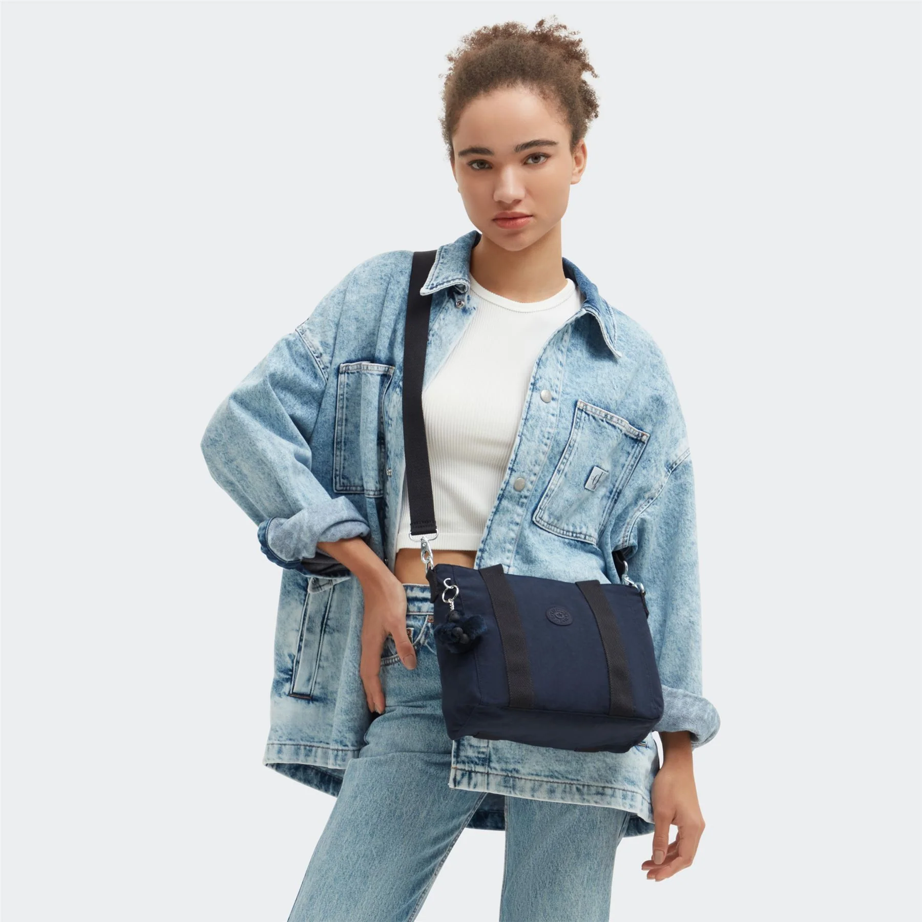 Kipling Asseni Mini Small Tote with Removable Shoulder Strap - Image 13