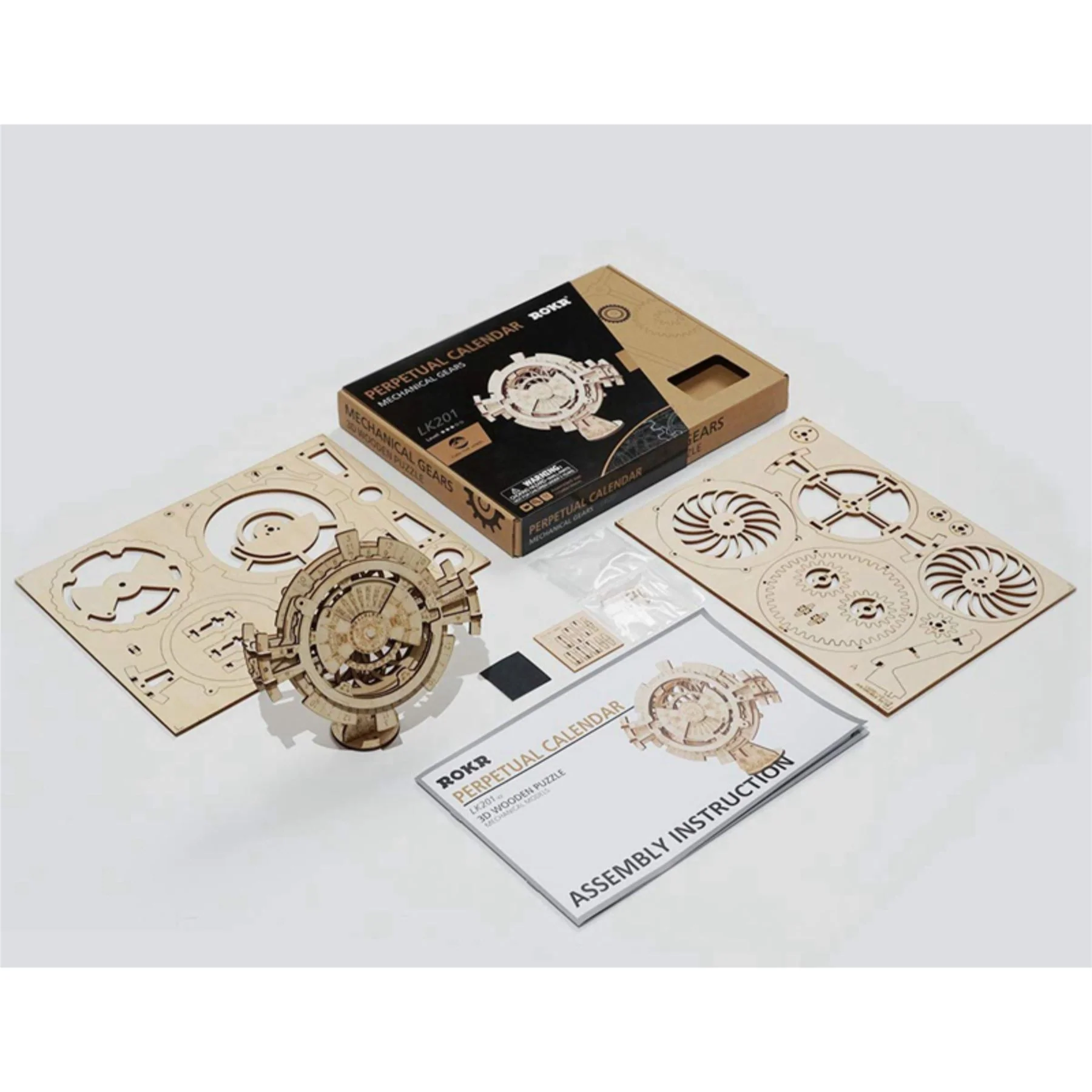 Robotime ROKR Perpetual Calendar Building Kit - Image 10