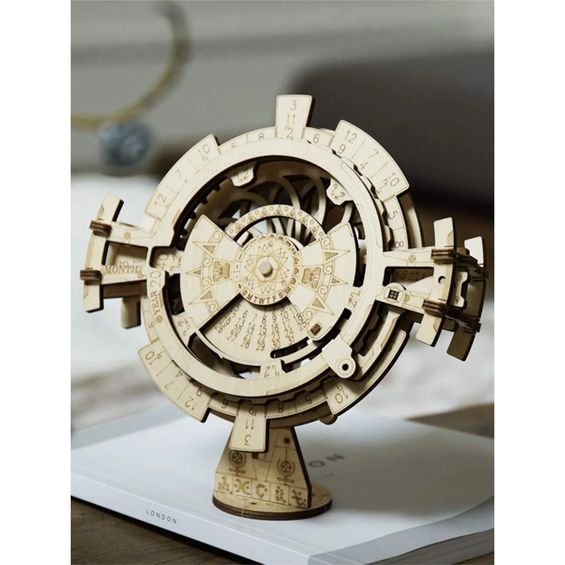 Robotime ROKR Perpetual Calendar Building Kit - Image 8