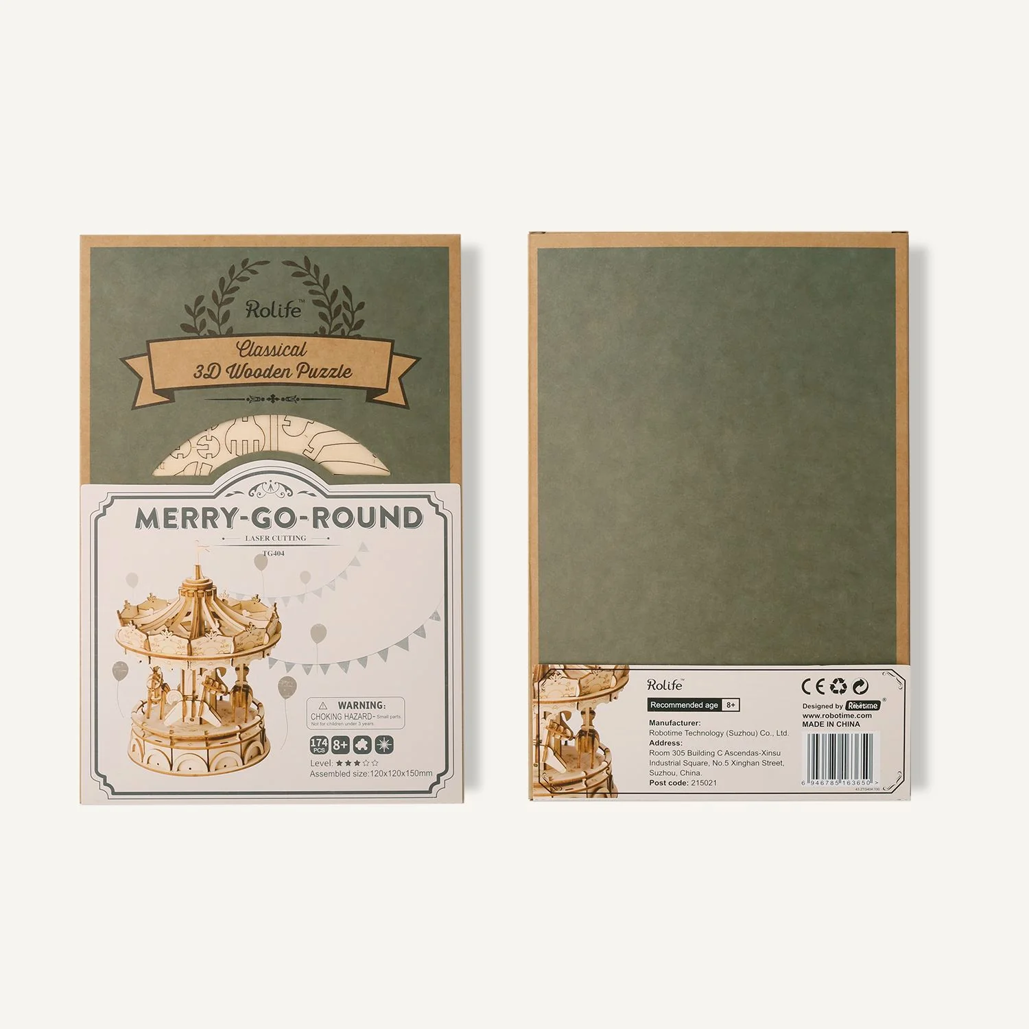 Robotime Rolife Self-Build 3D Model Kit - Fairground - Image 5