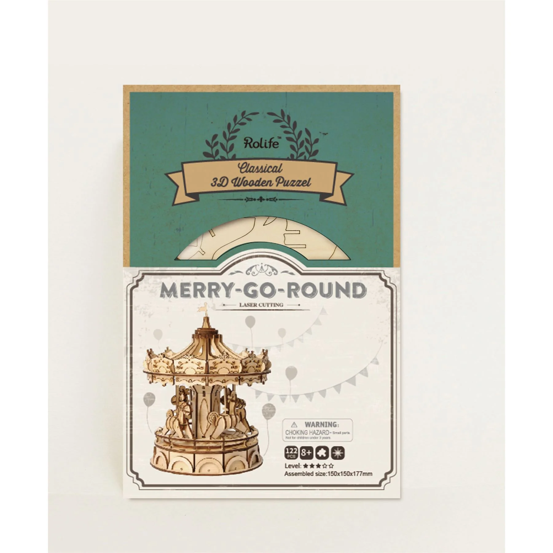 Robotime Rolife Self-Build 3D Model Kit - Fairground - Image 7