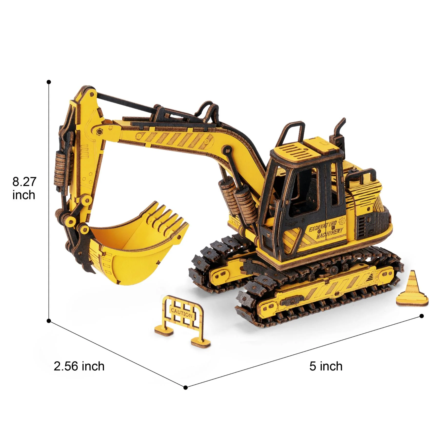 Robotime ROKR Self Build 3D Model Kit - Construction Vehicles - Image 11