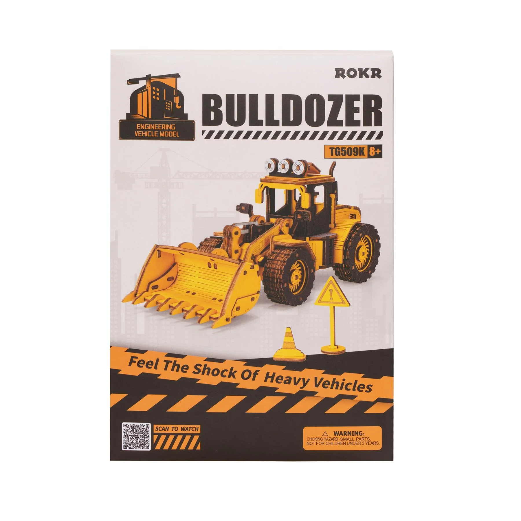 Robotime ROKR Self Build 3D Model Kit - Construction Vehicles - Image 13