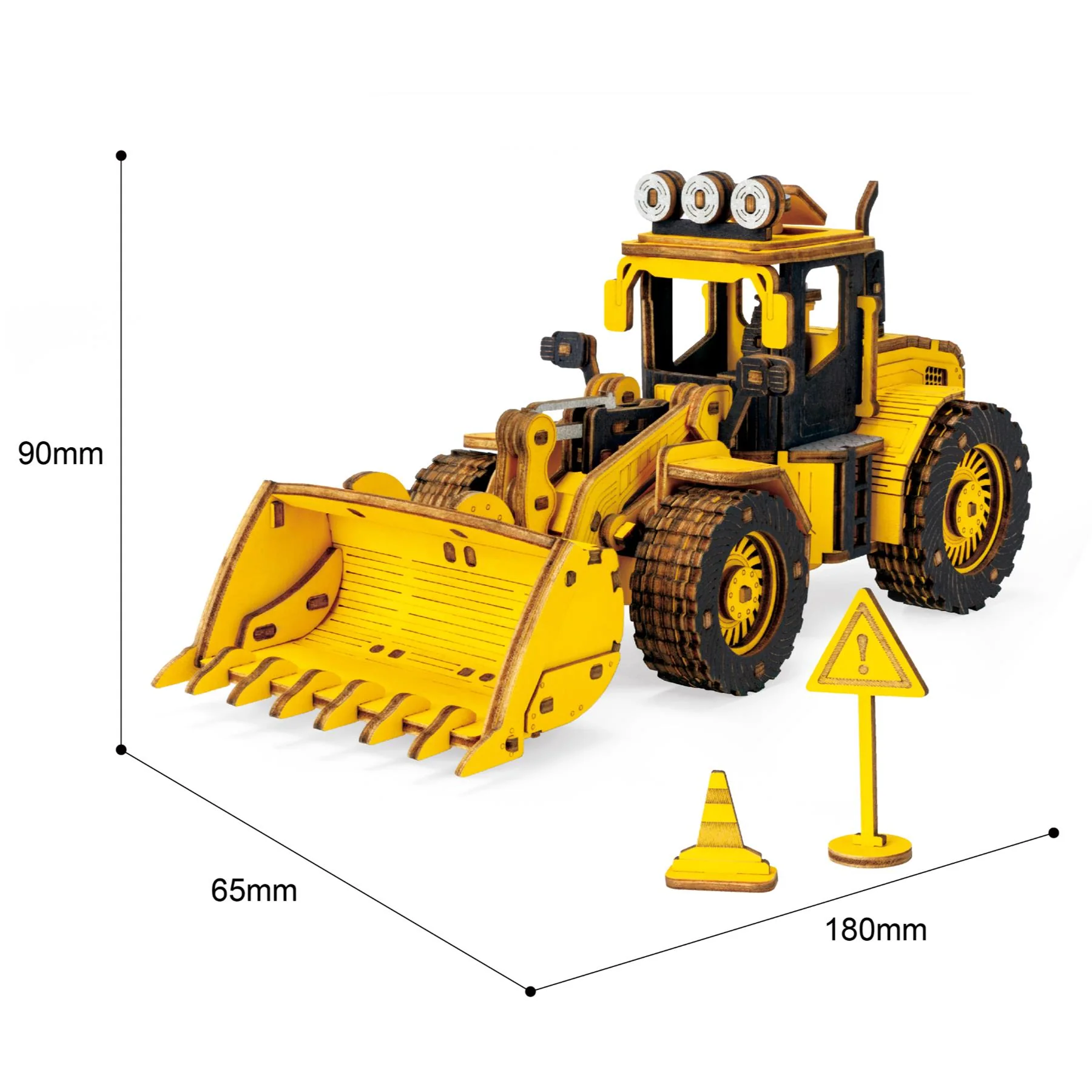 Robotime ROKR Self Build 3D Model Kit - Construction Vehicles - Image 15