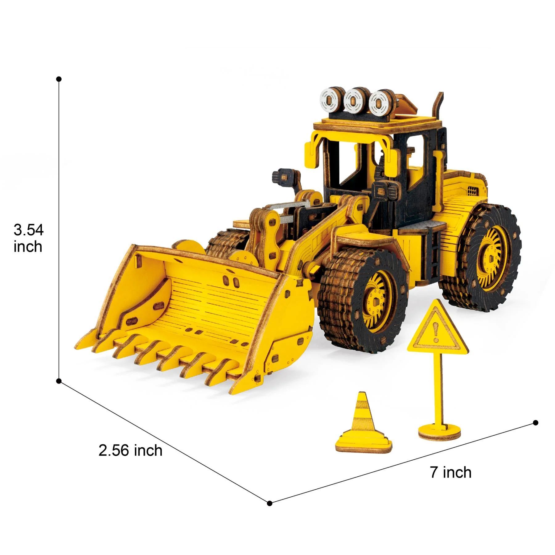 Robotime ROKR Self Build 3D Model Kit - Construction Vehicles - Image 16