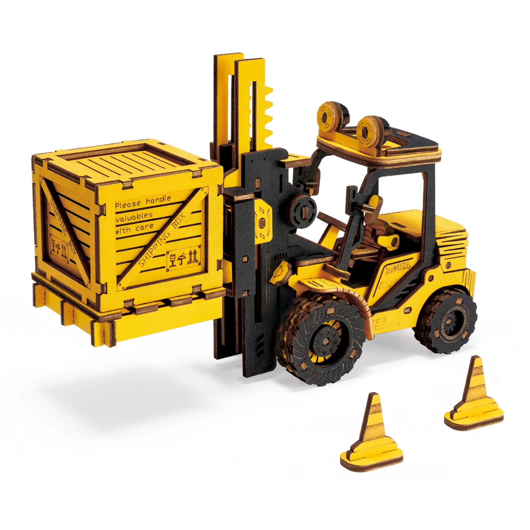 Robotime ROKR Self Build 3D Model Kit - Construction Vehicles - Image 17