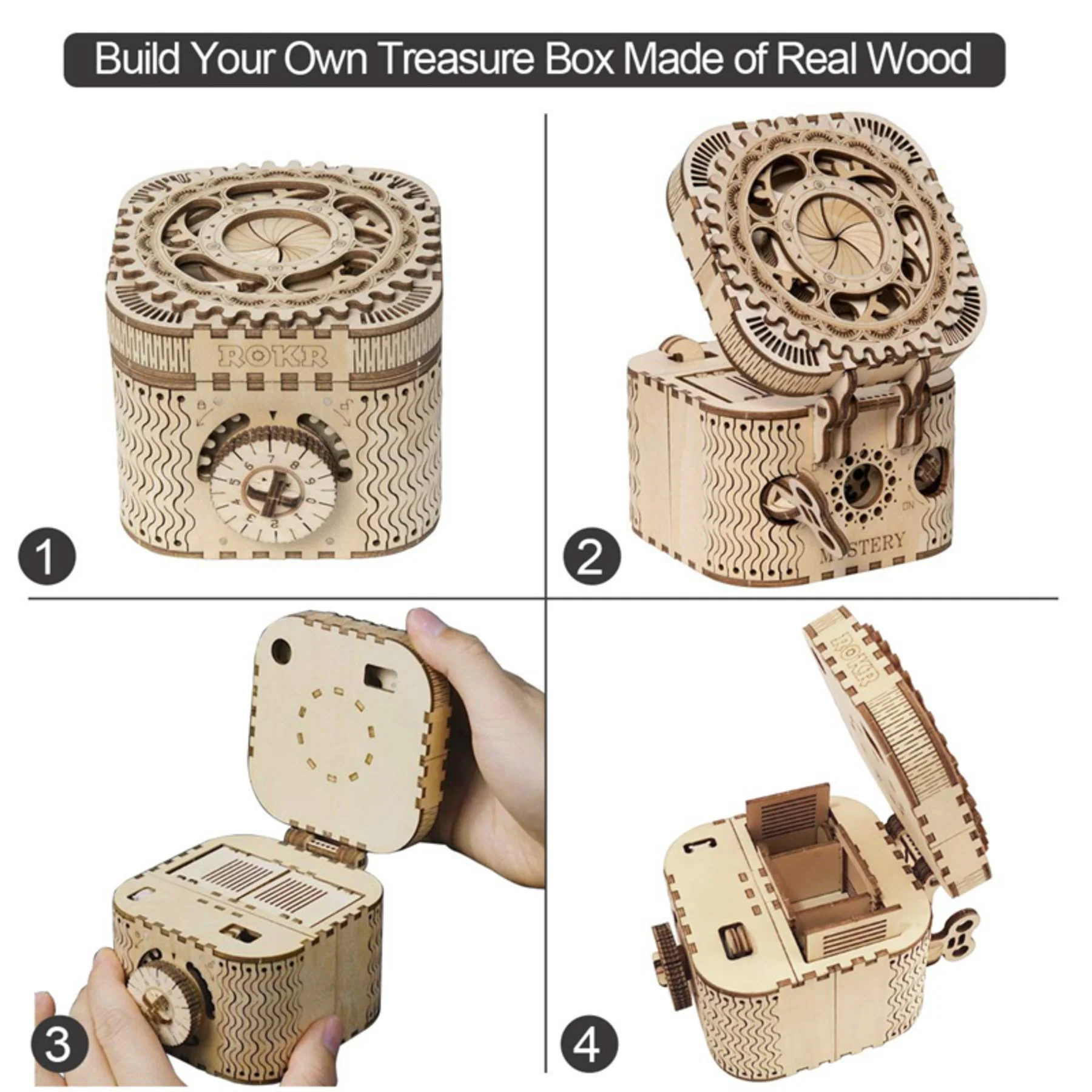 Robotime ROKR Treasure Box Building Kit - Image 3