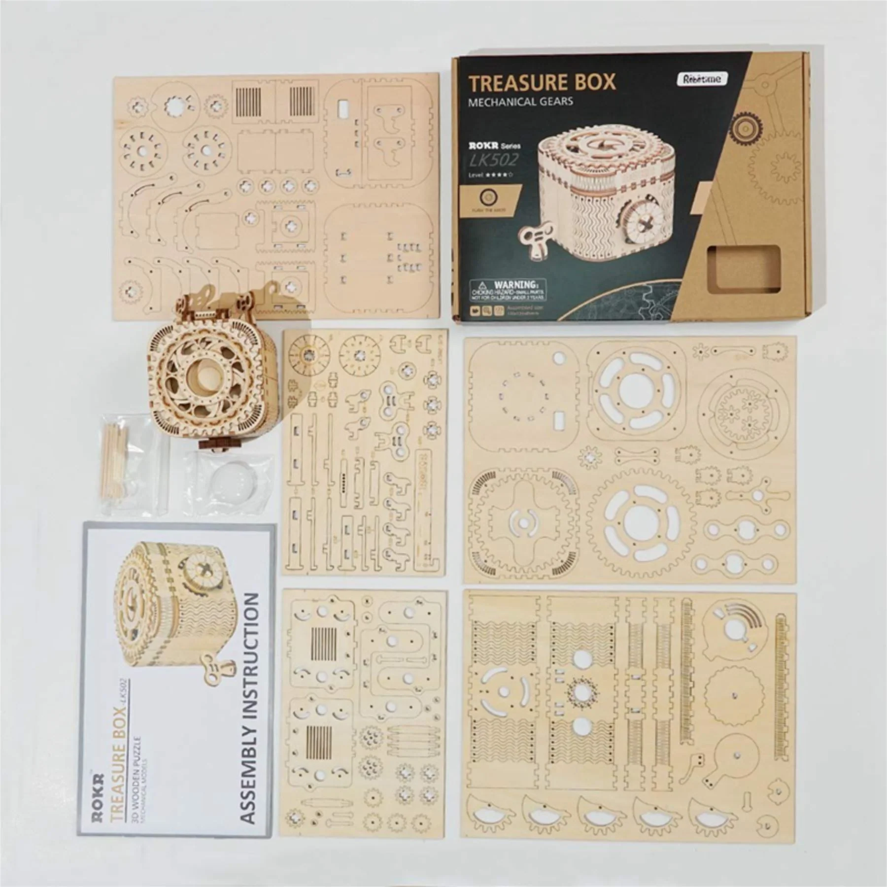 Robotime ROKR Treasure Box Building Kit - Image 5