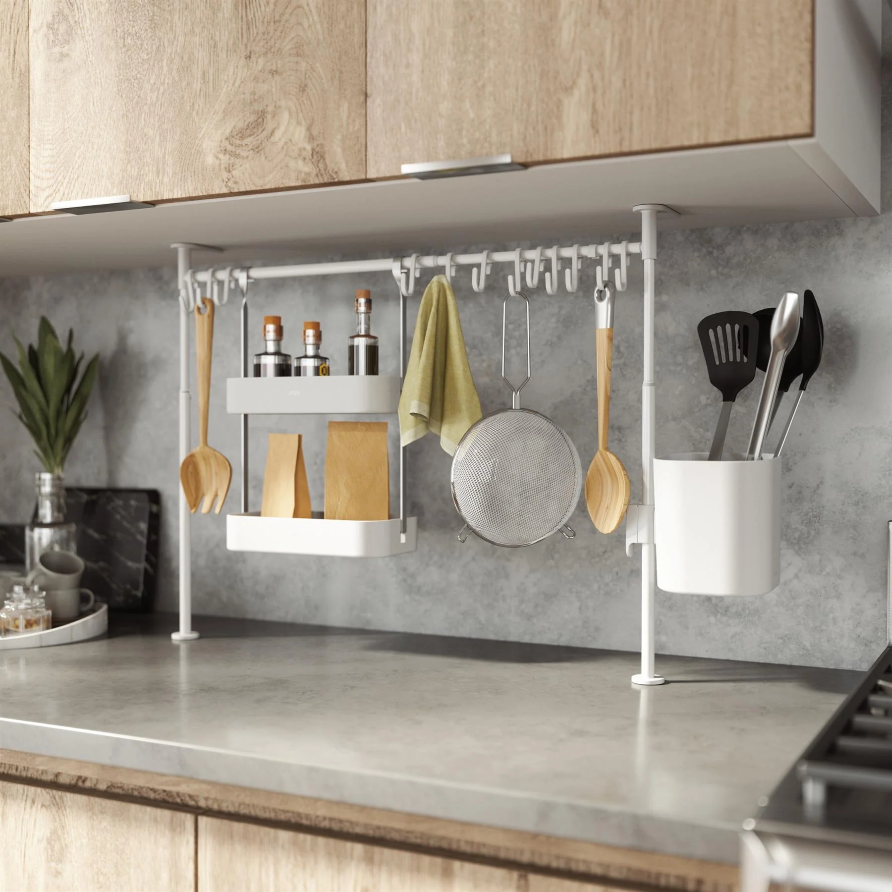 Umbra Anywhere Tension Kitchen Organisers - Image 5