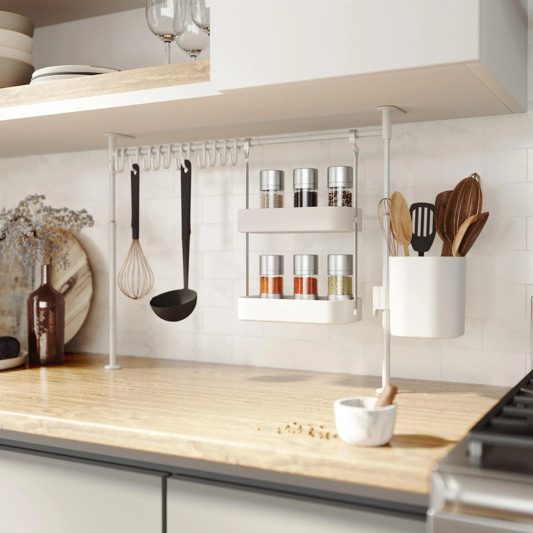 Umbra Anywhere Tension Kitchen Organisers - Image 6