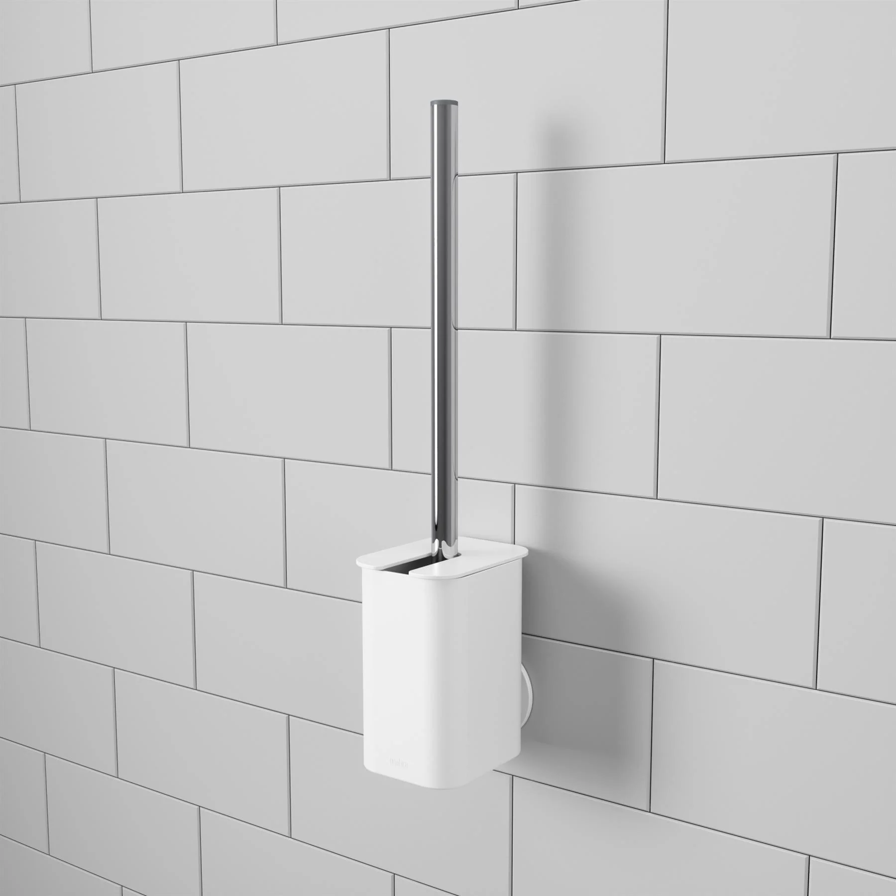 Umbra Flex Sure-Lock White Toilet Brush - Image 5