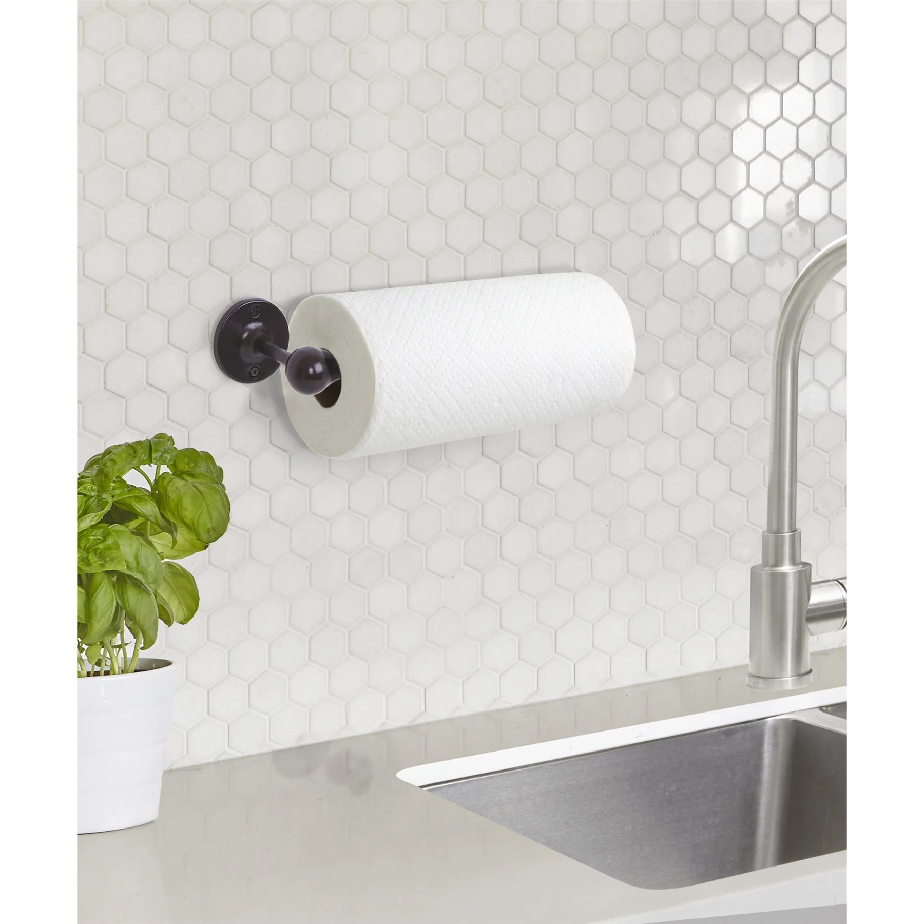 Umbra Tug Wall Mounted Paper Towel Holder - Image 5